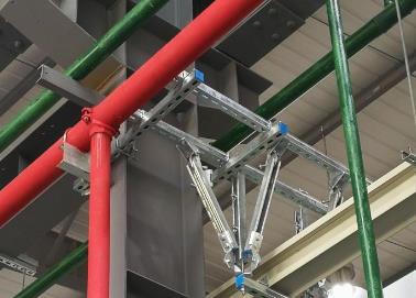 余庆该抗震支架的整体式支吊架结构协调性好